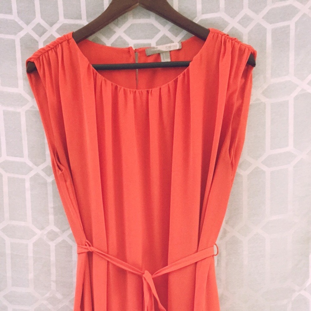 Orange dress